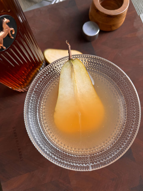 Savored Three Ways Pear Edition | Part 1:Honey Pear Cocktail Fizz Recipe